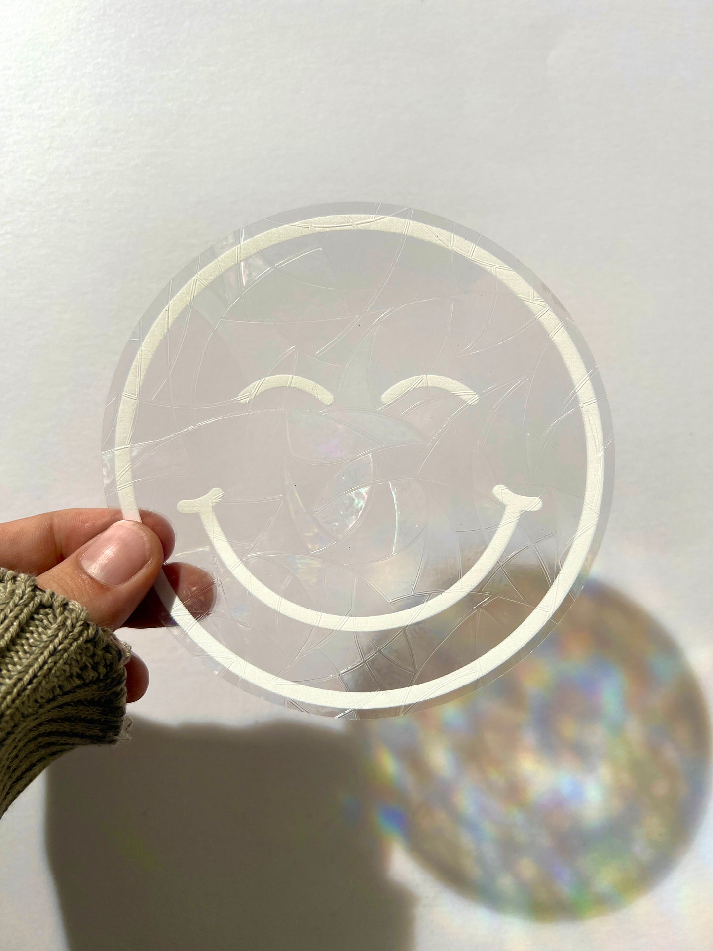 Suncatcher – Smiley blanco