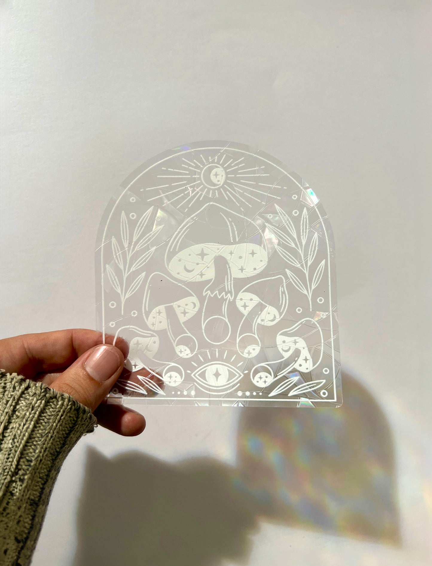 Suncatcher – Diseño Místico con Hongos