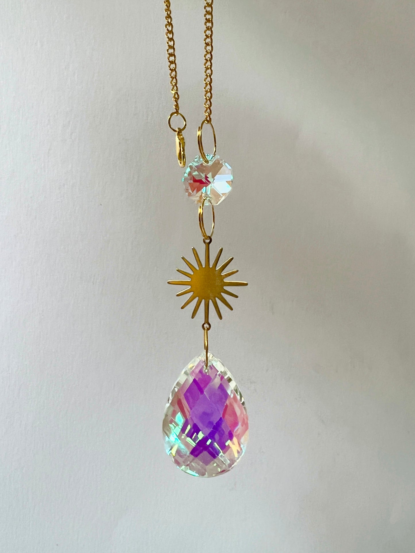 Suncatcher de Cristal - Sol
