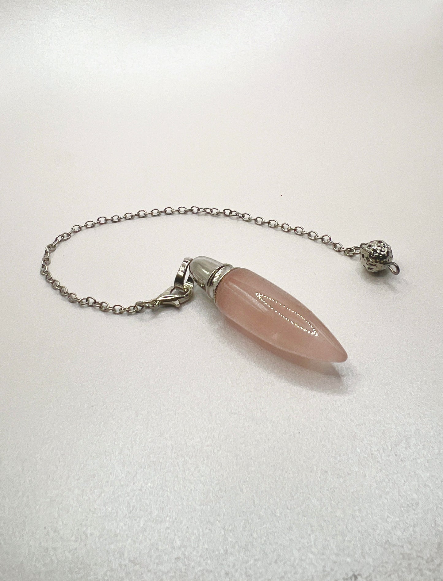 Péndulo Minimalista - Cuarzo Rosa