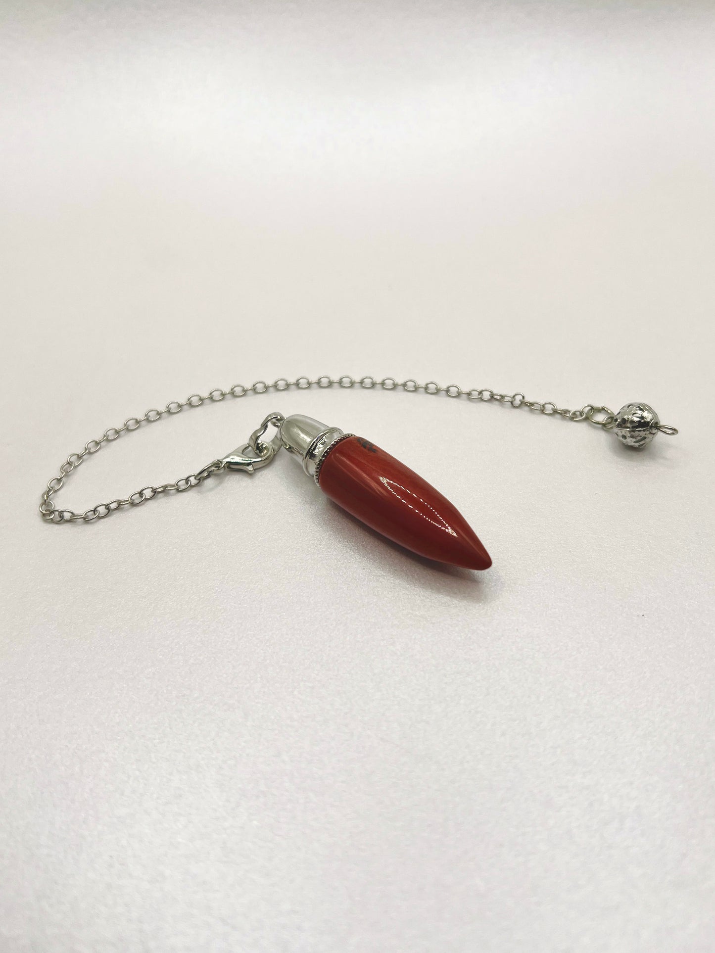 Péndulo Minimalista - Jaspe Rojo