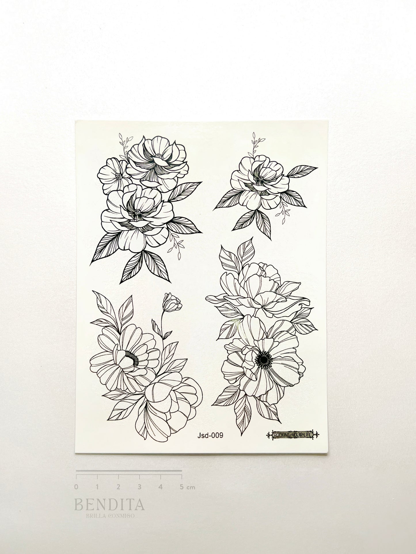 Flores en Tinta Negra