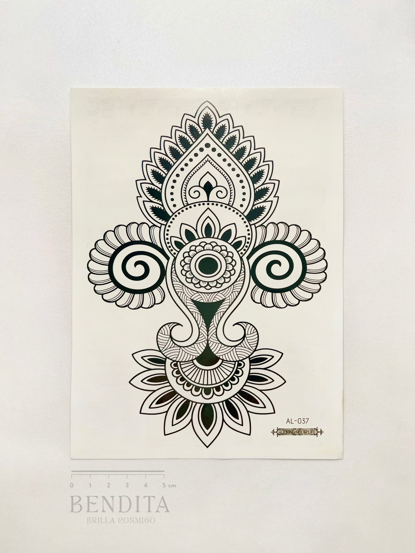 Diseño tipo Henna