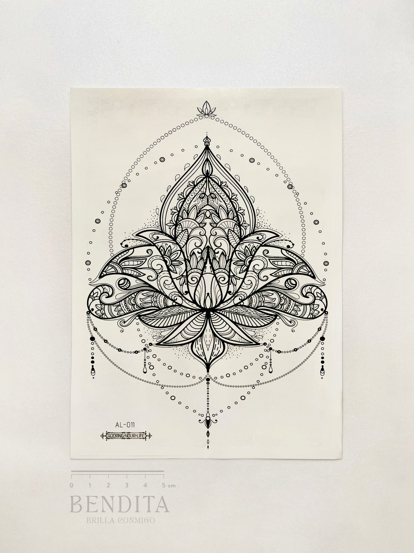 Diseño Geométrico tipo Henna