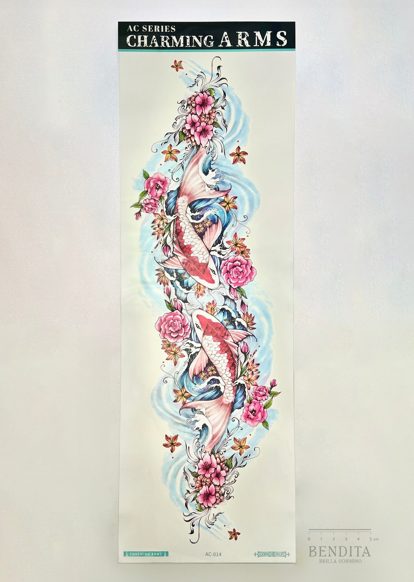 Peces Koi y Flores