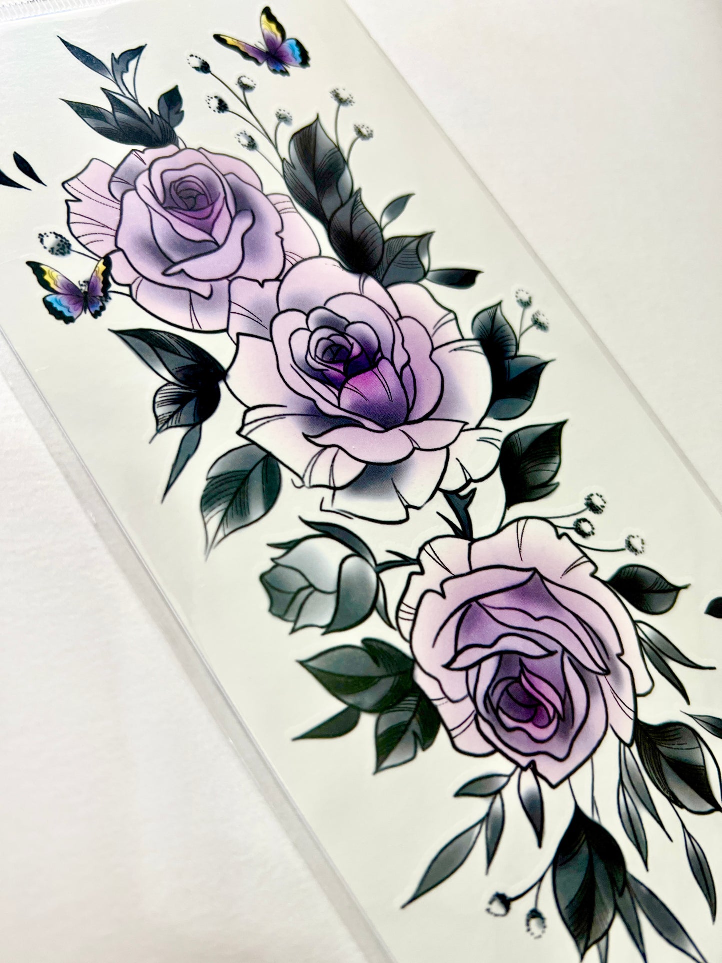 Rosas moradas