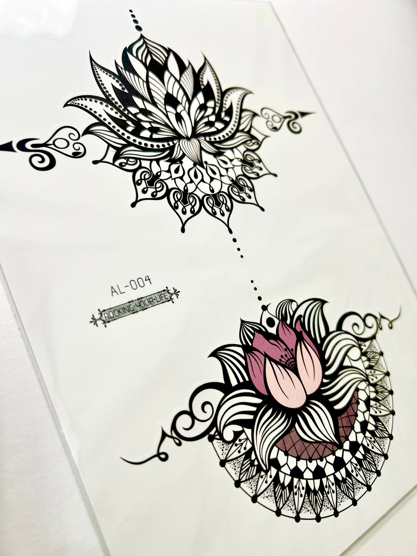 Flor de Loto tipo Henna