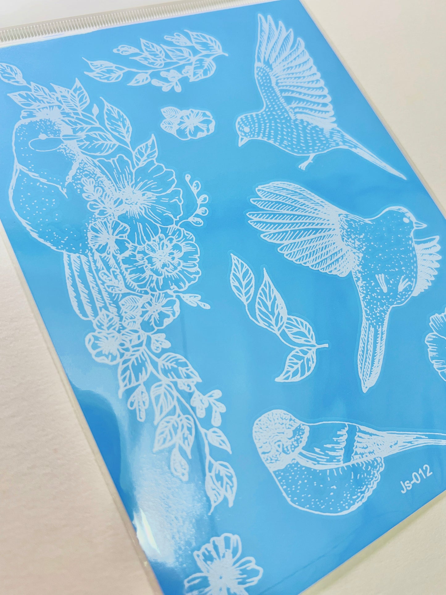 Aves en Tinta Blanca