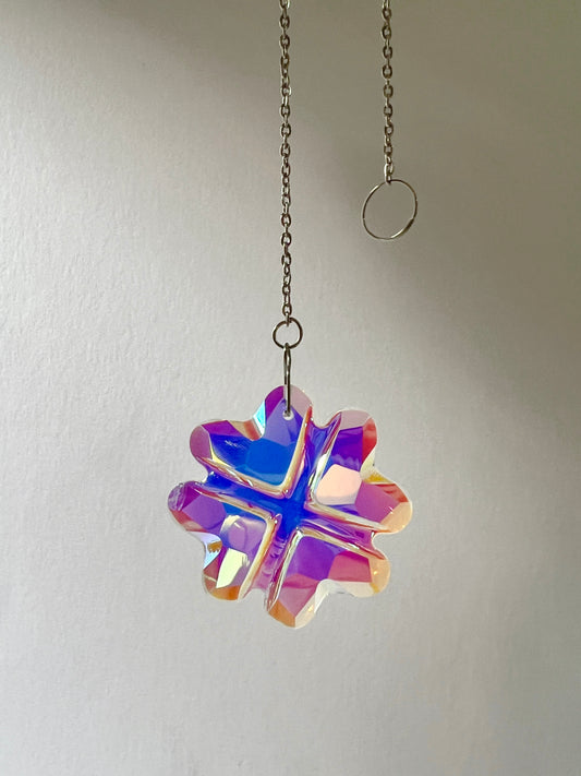 Suncatcher de Cristal - Trébol de 4 hojas