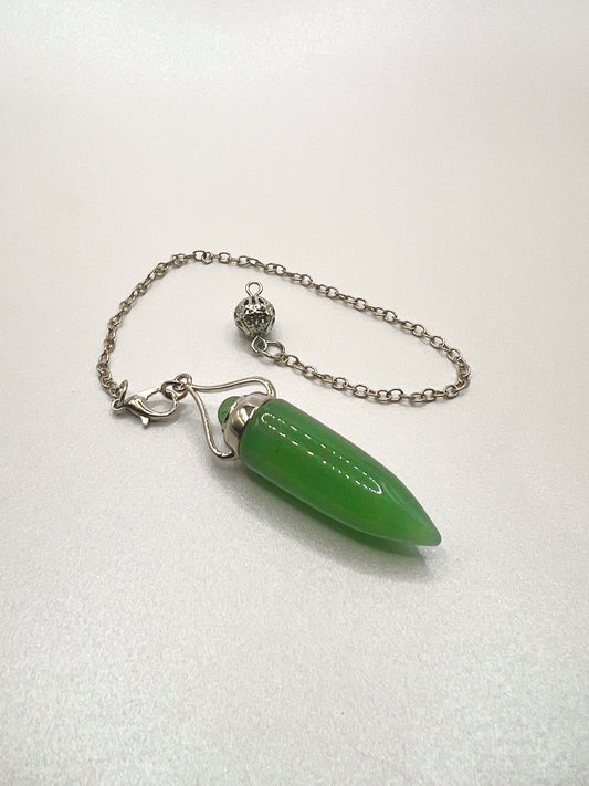 Péndulo con Alas - Aventurina Verde
