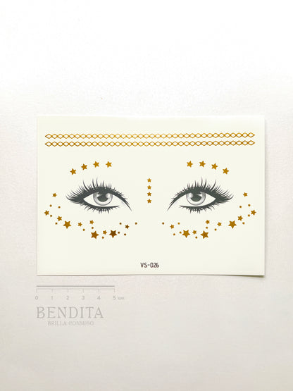 Estrellas y Cadenas doradas