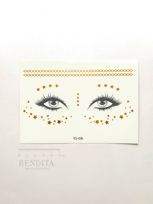 Estrellas y Cadenas doradas
