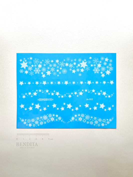 Estrellas en Tinta Blanca