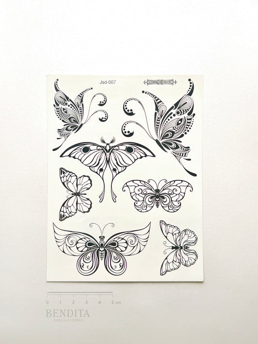 Mariposas en Tinta Negra