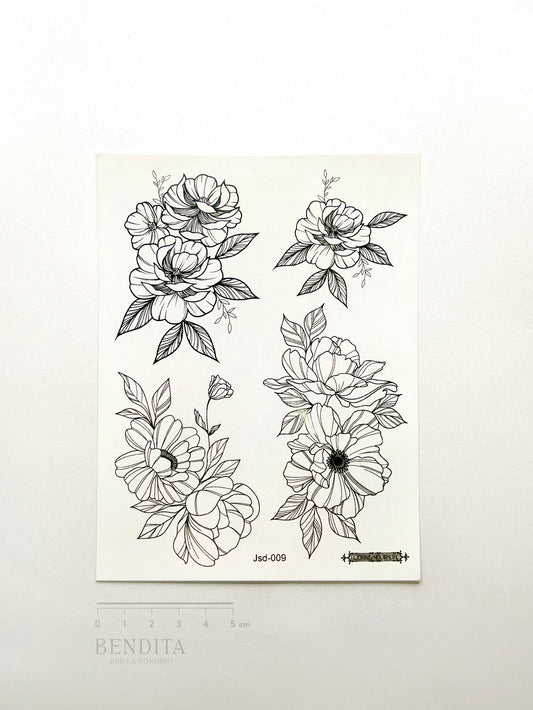Flores en Tinta Negra