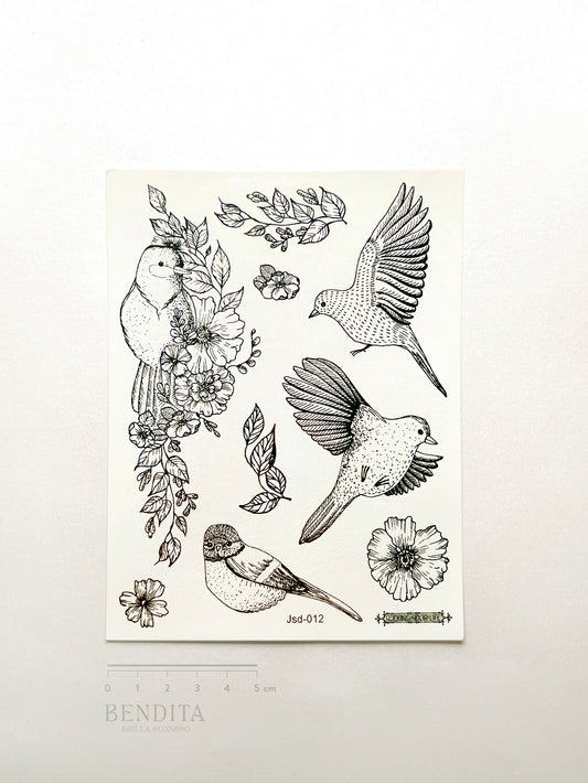 Aves en Tinta Negra