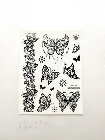 Mariposas en Tinta Negra