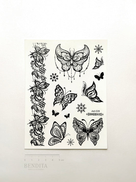 Mariposas en Tinta Negra