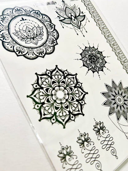 Mandalas en Tinta Negra