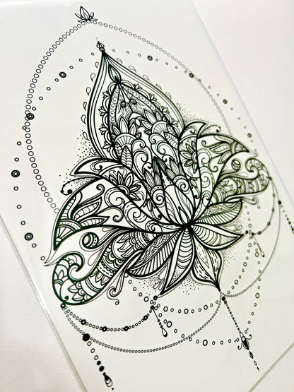 Diseño Geométrico tipo Henna