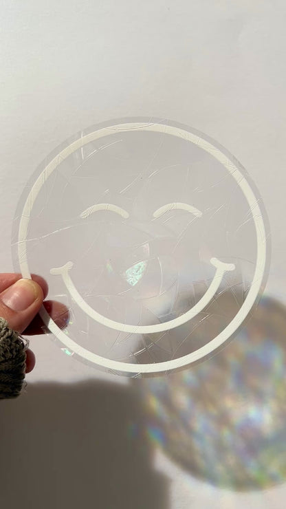 Suncatcher – Smiley blanco