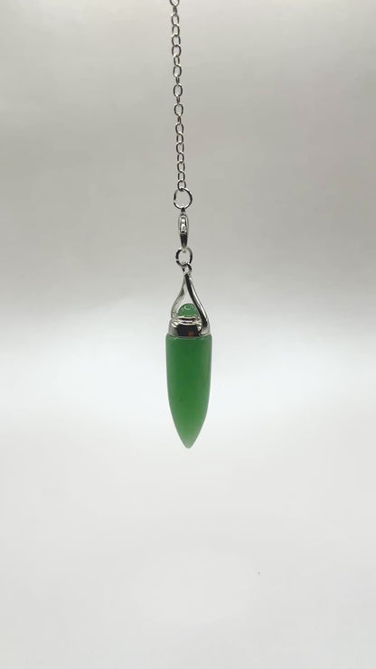 Péndulo con Alas - Aventurina Verde