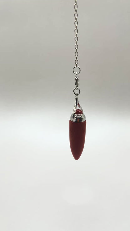Péndulo con Alas - Jaspe Rojo